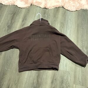 Essentials hoodie (brownish purple)